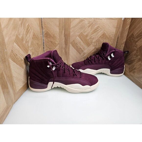 Jordan Men\'s 12 Retro Bordeaux Purple Basketball Shoes Size 9.  543 main image 7